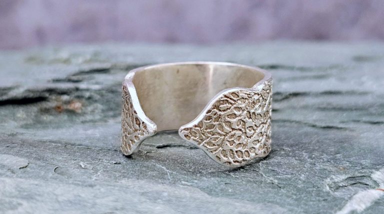 9ct gold and silver hand carved flower earrings, precious gems, nature inspired, isobel-kelly-jewellery.co.uk/